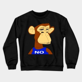 NFT non fungible token  ( sad  ape design) NO Crewneck Sweatshirt